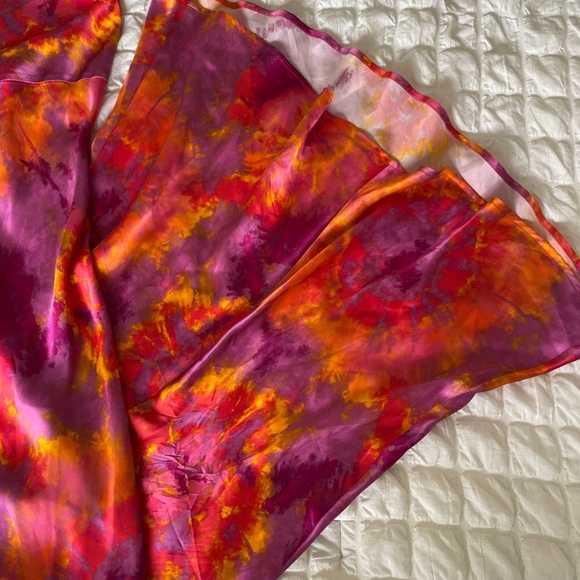 Ronny Kobo Collection Capri 100% Silk Spaghetti Strap Slip Dress - Picture 9 of 14